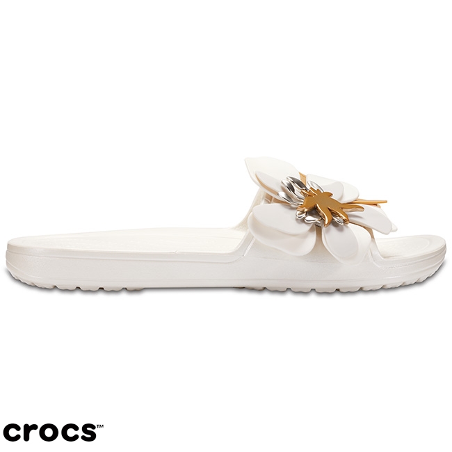 Crocs 卡駱馳 (女鞋) 思瓏花朵涼拖 205257-159