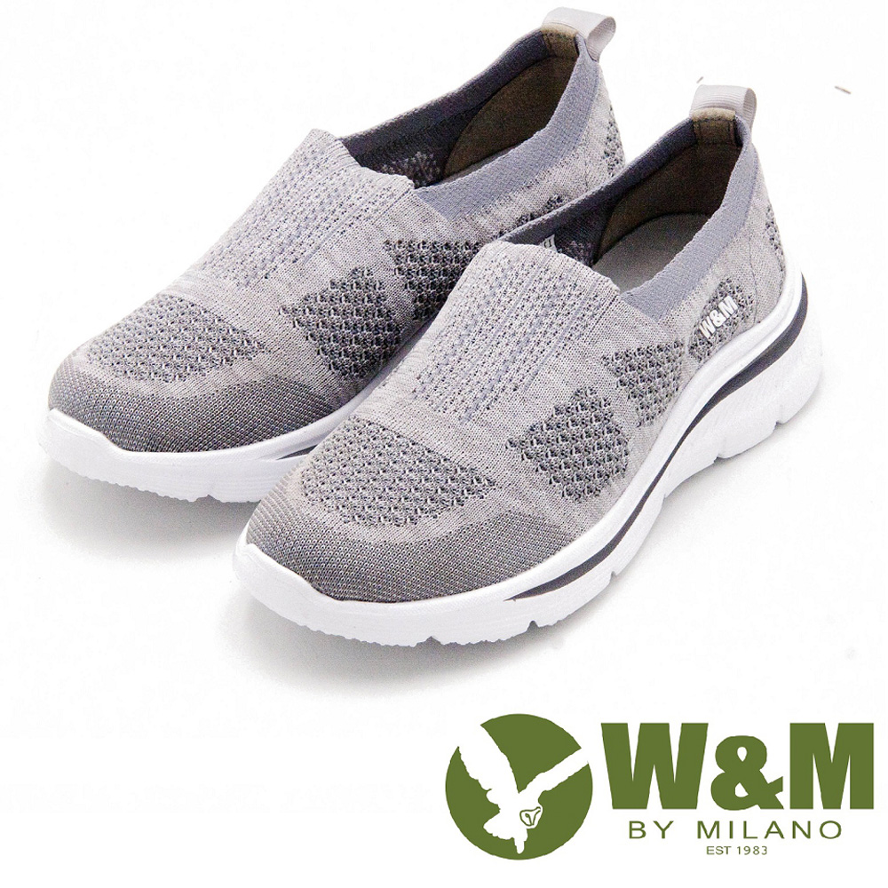 W&M MODARE 飛線編織輕量休閒 女鞋-灰(另有黑、桃粉)