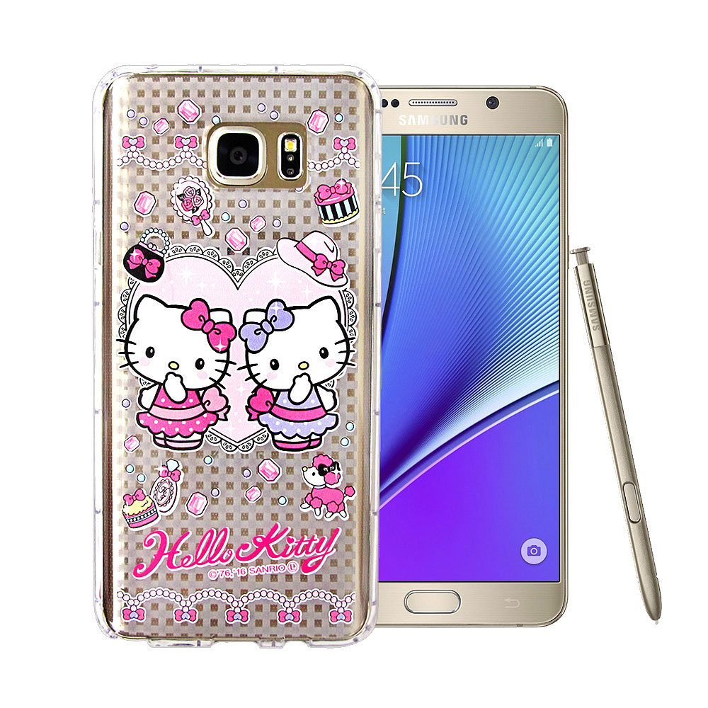 三麗鷗Hello Kitty Samsung Note5 空壓防震殼(Twins)