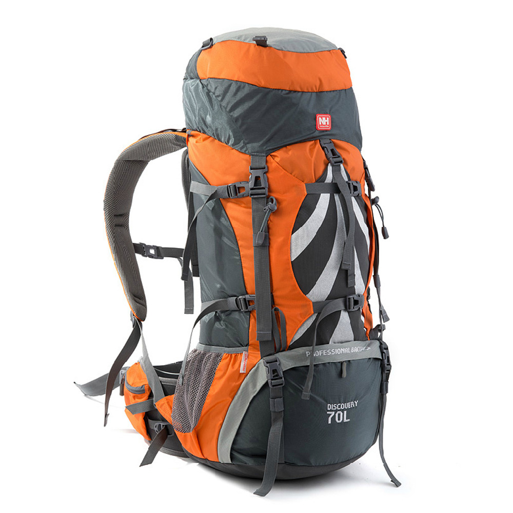 PUSH!登山戶外用品70L專業型空氣懸架登山背包自助旅行背包雙肩背包 贈防雨罩
