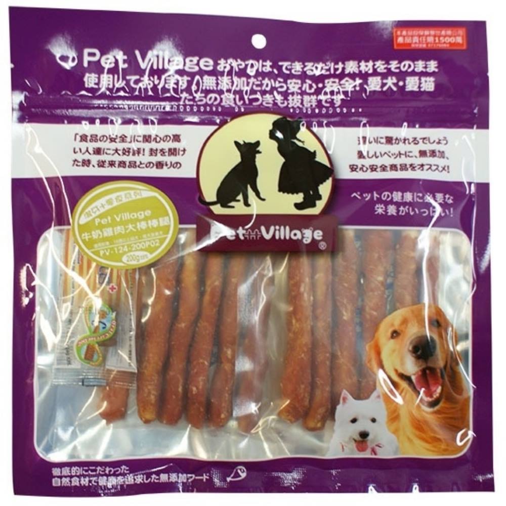 Pet Village 牛奶雞肉大棒棒腿 200g