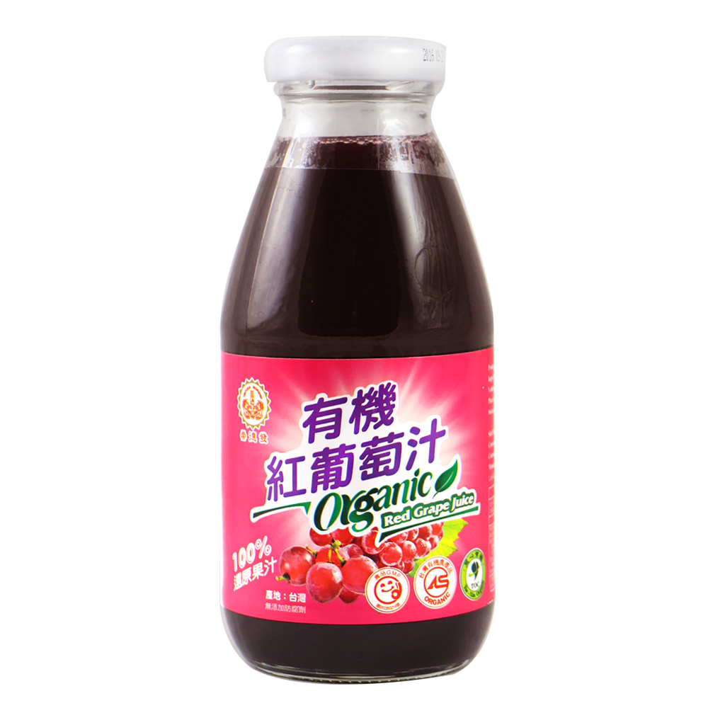 崇德發 有機紅葡萄汁(295mlx24入)
