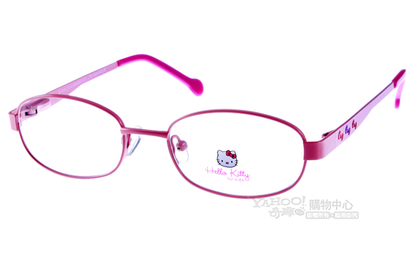 Hello Kitty兒童眼鏡 甜美蝴蝶結系列/亮眼粉紅#HEMM047 C11