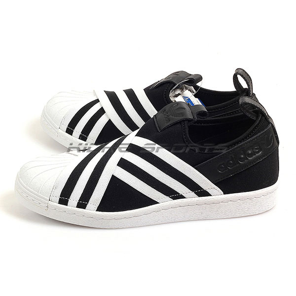 ADIDAS SUPERSTAR SLIPON W-女