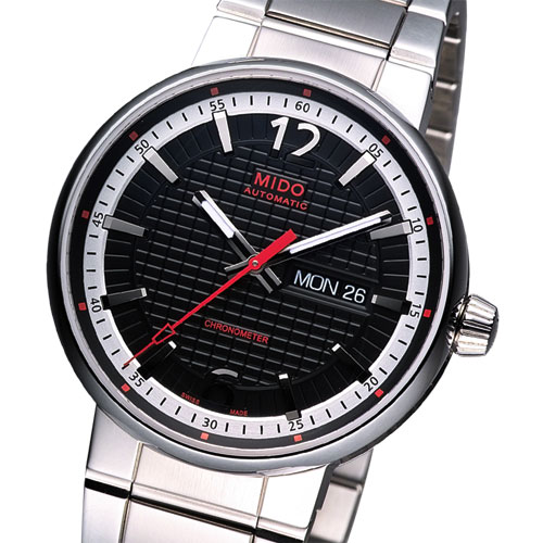 MIDO Great Wall 天文台認證長城系列機械腕錶-黑/39mm