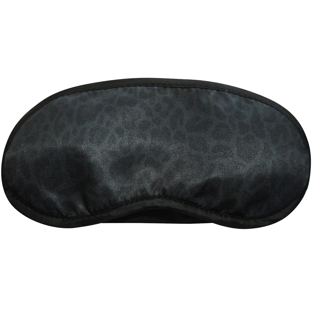 《DQ》舒適旅用眼罩(豹紋黑) | 睡眠眼罩 遮光眼罩