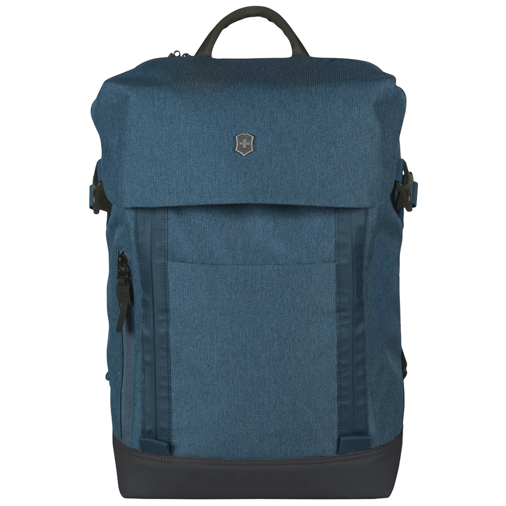 VICTORINOX Flapover Laptop 15吋電腦後背包-藍