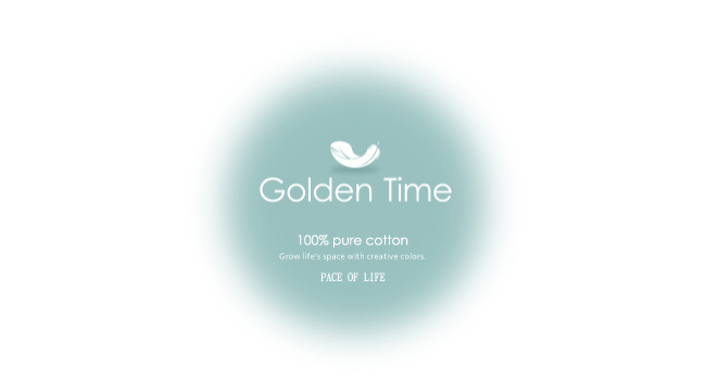 GOLDEN-TIME-質感生活(藍)-200織紗精梳棉兩用被床包組(雙人)