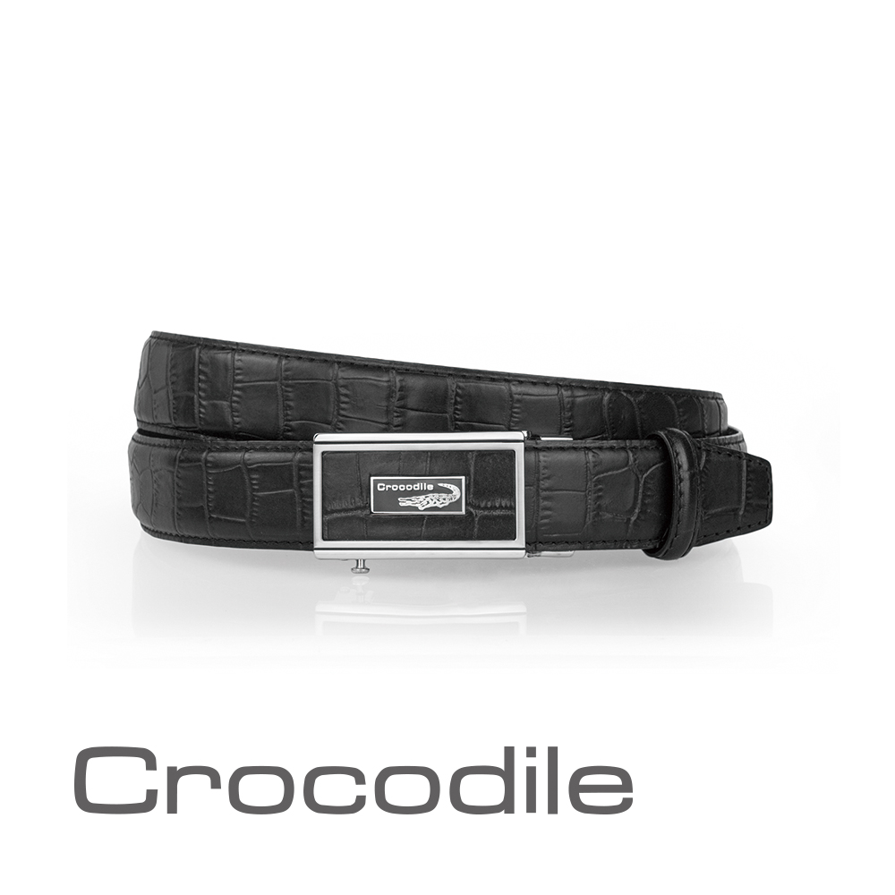 Crocodile 紳士自動穿扣皮帶 0101-42005-01