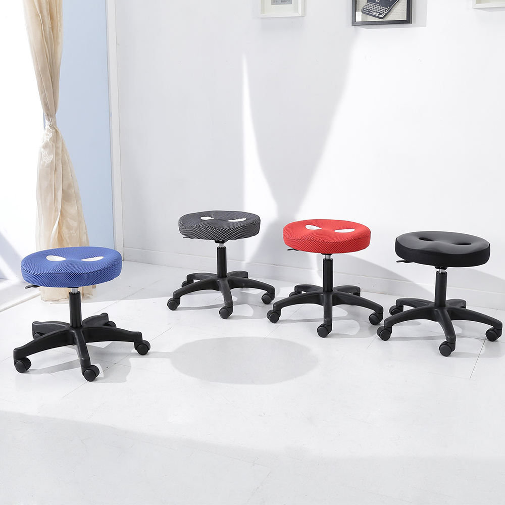 BuyJM 厚8公分成型泡棉圓型旋轉椅/電腦椅(寬45x高48~60CM)