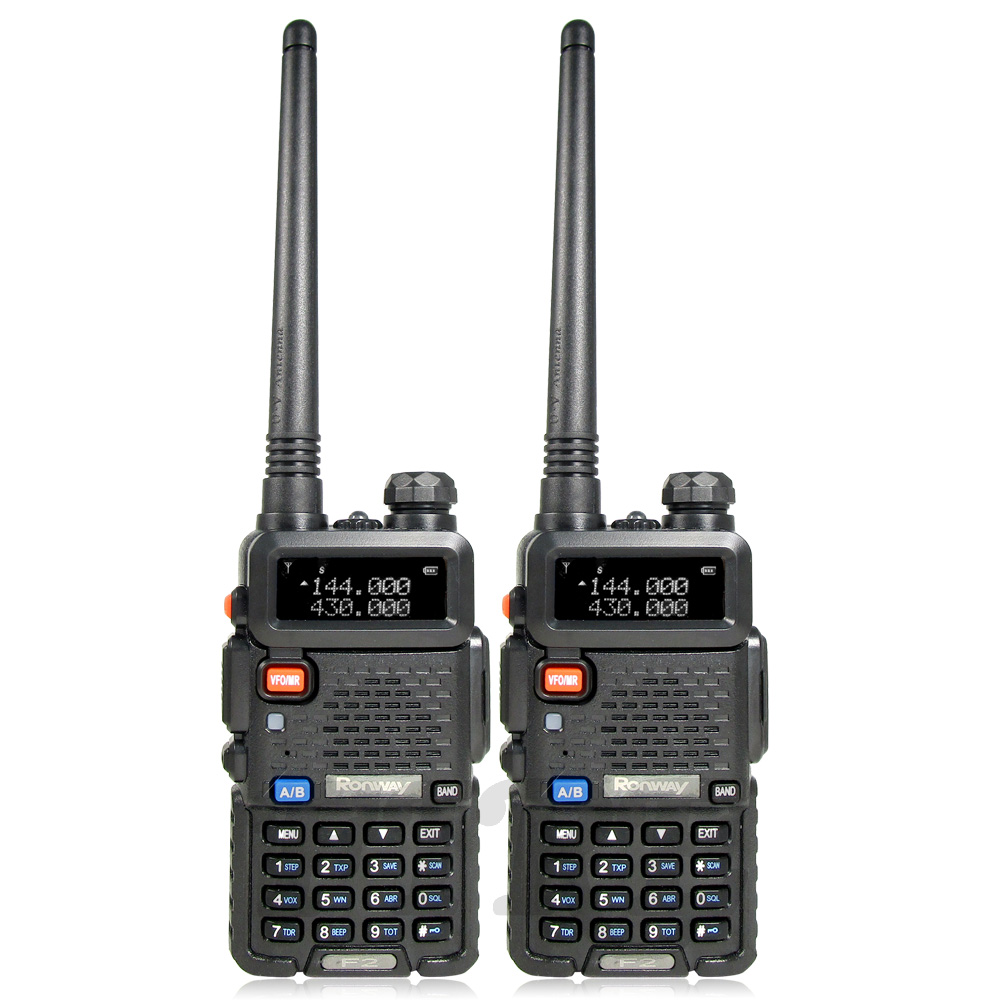 【隆威】Ronway F2 VHF/UHF雙頻無線電對講機(2入組)