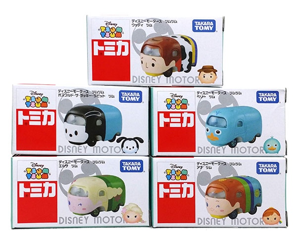 TOMICA 多美小汽車迪士尼TSUM TSUM 小車超值5入組-D款