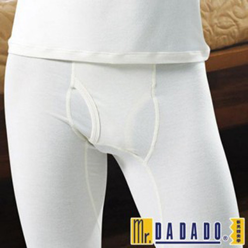 DADADO 基礎系列M-LL保暖褲(純白)