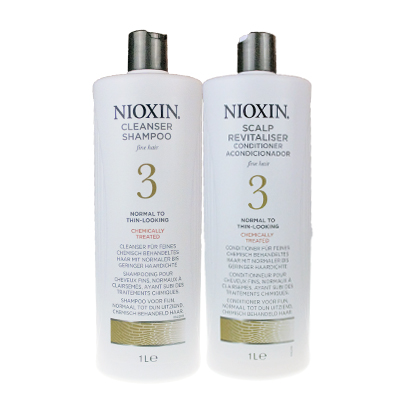 NIOXIN 耐奧森(儷康絲) 3號組合潔髮乳+甦活乳1000ML 公司貨
