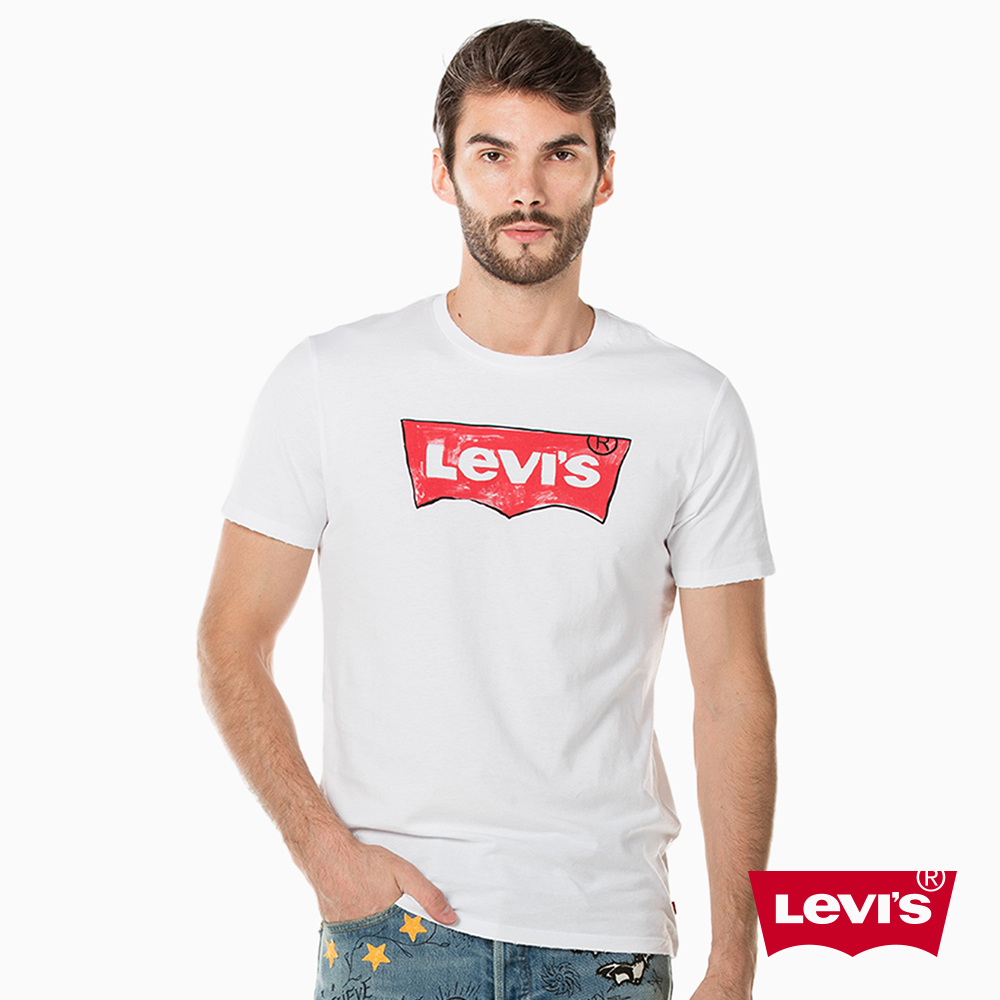 Levis 短袖純棉TEE LOGO 渲染 - 動態show