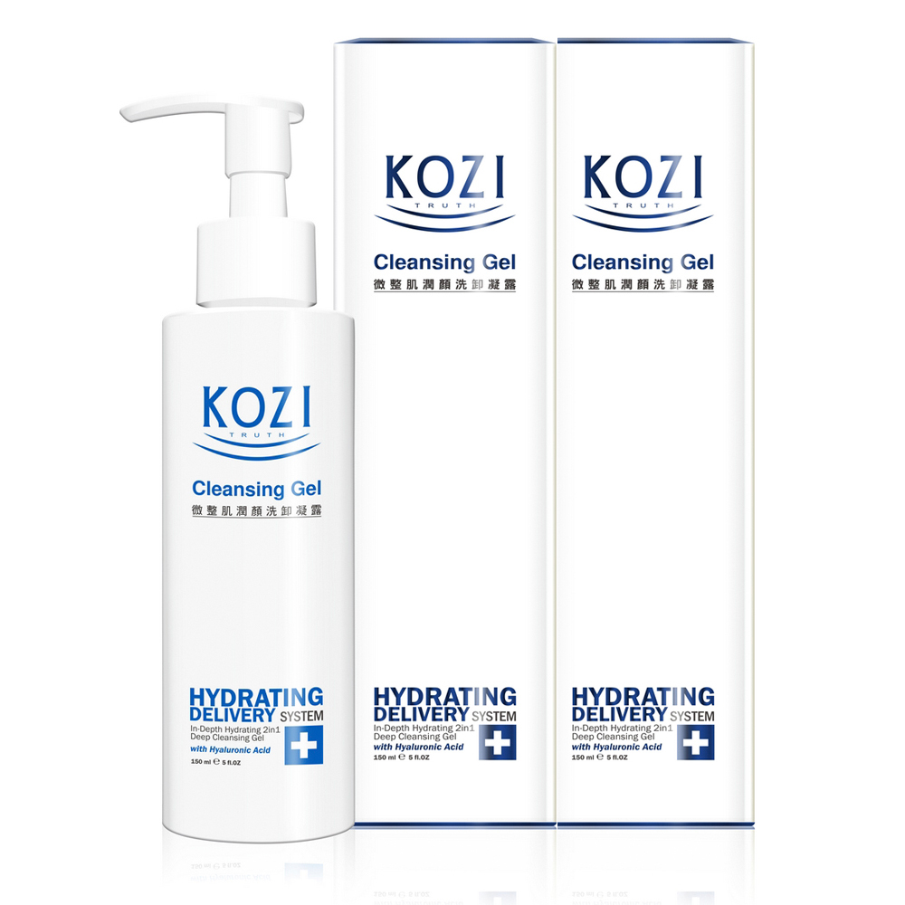 KOZI蔻姿 蔻姿潤顏洗卸凝露150ml*2入