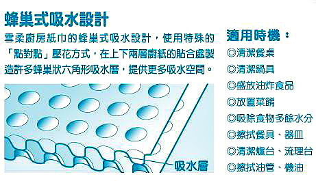 雪柔 金優質廚房紙巾 120組X6捲/串 - 巧撕設計