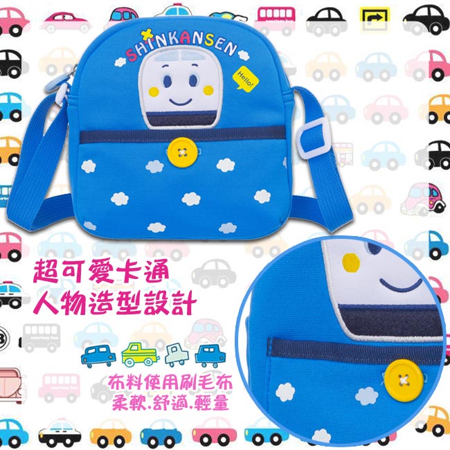 Hello Kitty 亮噗噗車系列-側背包-寶藍SS00C02RB