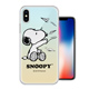 史努比 SNOOPY 正版授權 iPhone X 漸層彩繪軟式手機殼(紙飛機) product thumbnail 1