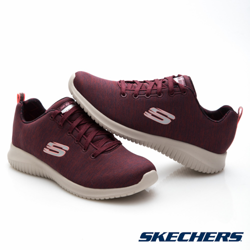 SKECHERS (女) 運動系列 ULTRA FLEX-12834BURG