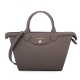 Longchamp Le Pliage Heritage 法式典雅兩用水餃包-小/灰 product thumbnail 1