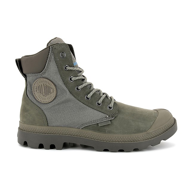 Palladium Pampa sport CUFF WPN靴-女-灰綠