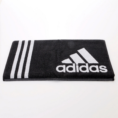 ADIDAS-運動毛巾AB8005-黑白