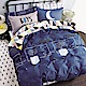 Ania Casa 超保暖法蘭絨-雙人床包被套四件組-星月神話 product thumbnail 1