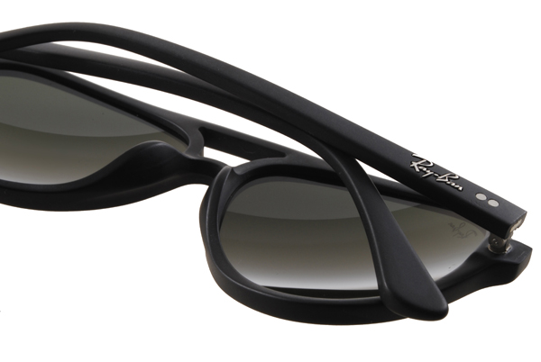 RAY BAN太陽眼鏡 經典品牌/黑-水銀鏡面#RB4125F 901S30