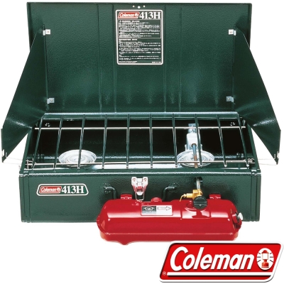 Coleman 0391 413氣化雙口爐(使用去漬油) 露營爐具/汽化爐/瓦斯爐/快速爐