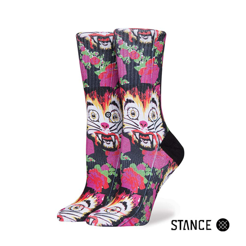 STANCE CAT MAN DO HIGH BOY-女襪-休閒襪-Libertine系列