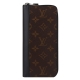 LV M60109 經典Monogram牛皮飾邊拉鍊長夾(黑) product thumbnail 1