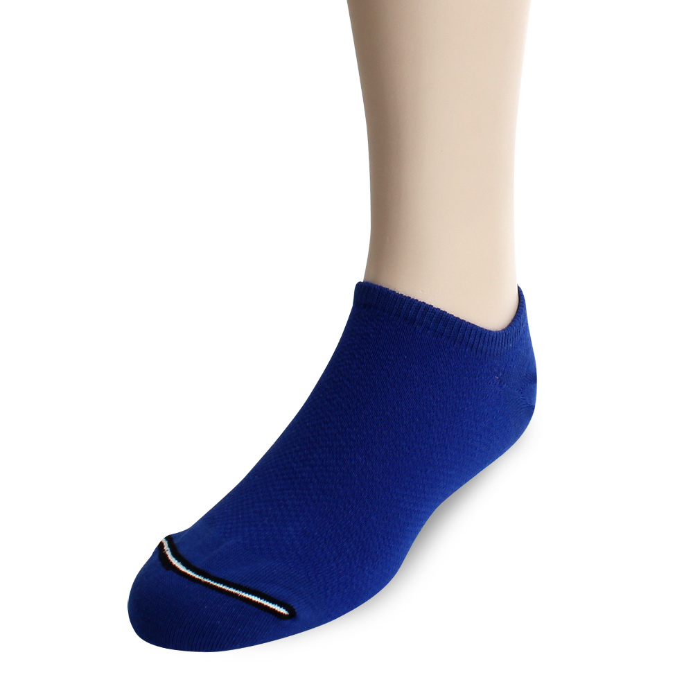 裕發 90°直角不滑落透氣網孔隱形襪(25~28cm)3入-寶藍
