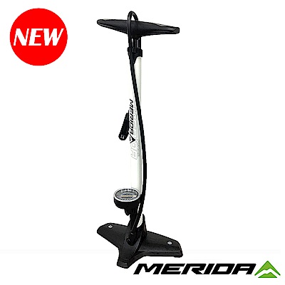 《MERIDA》美利達 地式打氣筒 聰明嘴160PSI 白 2274001708