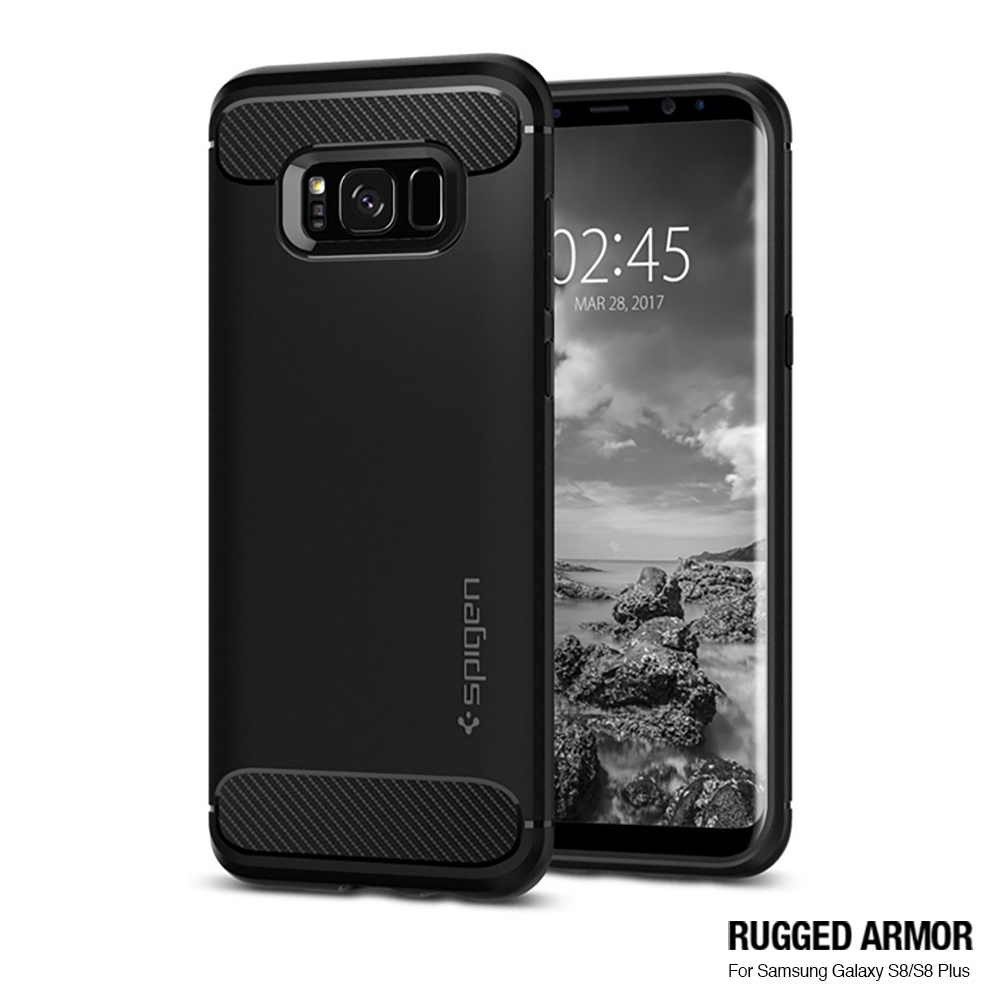 Spigen Galaxy S8 Rugged Armor-彈性防震保護殼