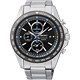 SEIKO Criteria 爭鋒相對三眼計時腕錶(SNDF71P1)-黑/44mm product thumbnail 1