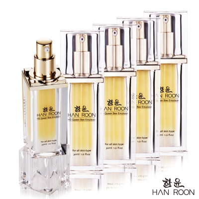 HANROON韓潤 HD黃金六角童顏蜂后精萃30ml 5入組