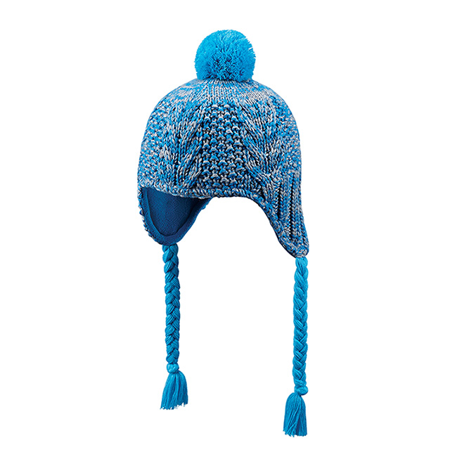 【ATUNAS 歐都納】輕盈羊毛針織保暖覆耳毛帽 A-A1744 藍
