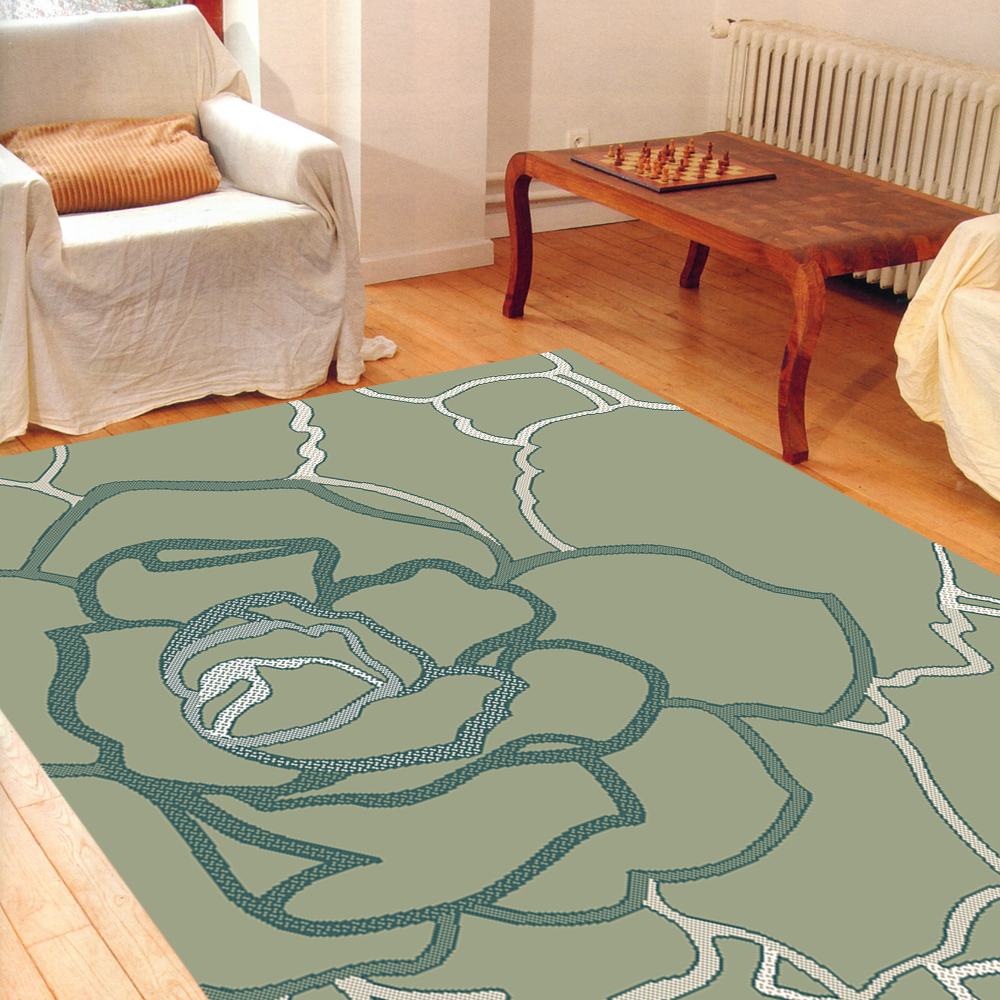 范登伯格 - 荷莉 進口地毯 - 瑰蔓 (綠) (中款 - 140 x 200cm)