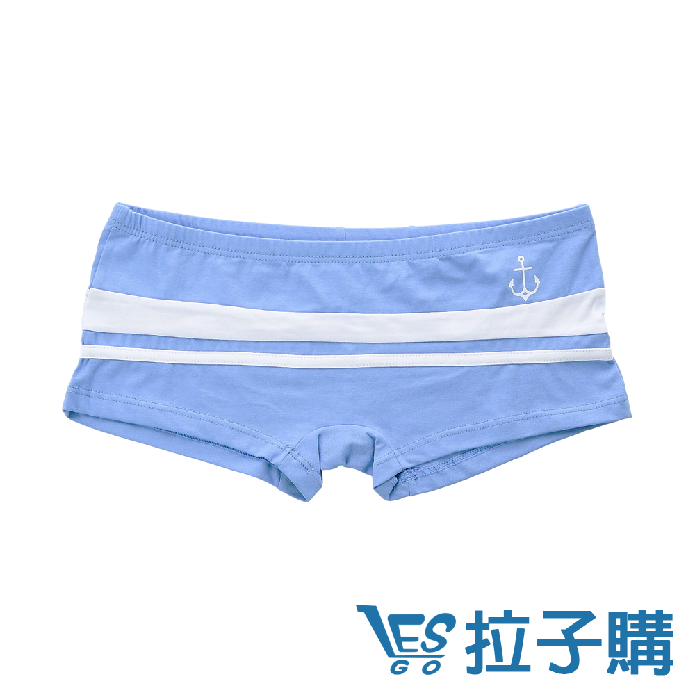 內褲 Navy.L海軍平口條紋內褲 LESGO內褲 (天藍色)