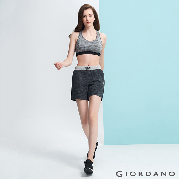 GIORDANO 女裝G-MOTION無縫運動背心-41 雪花深灰