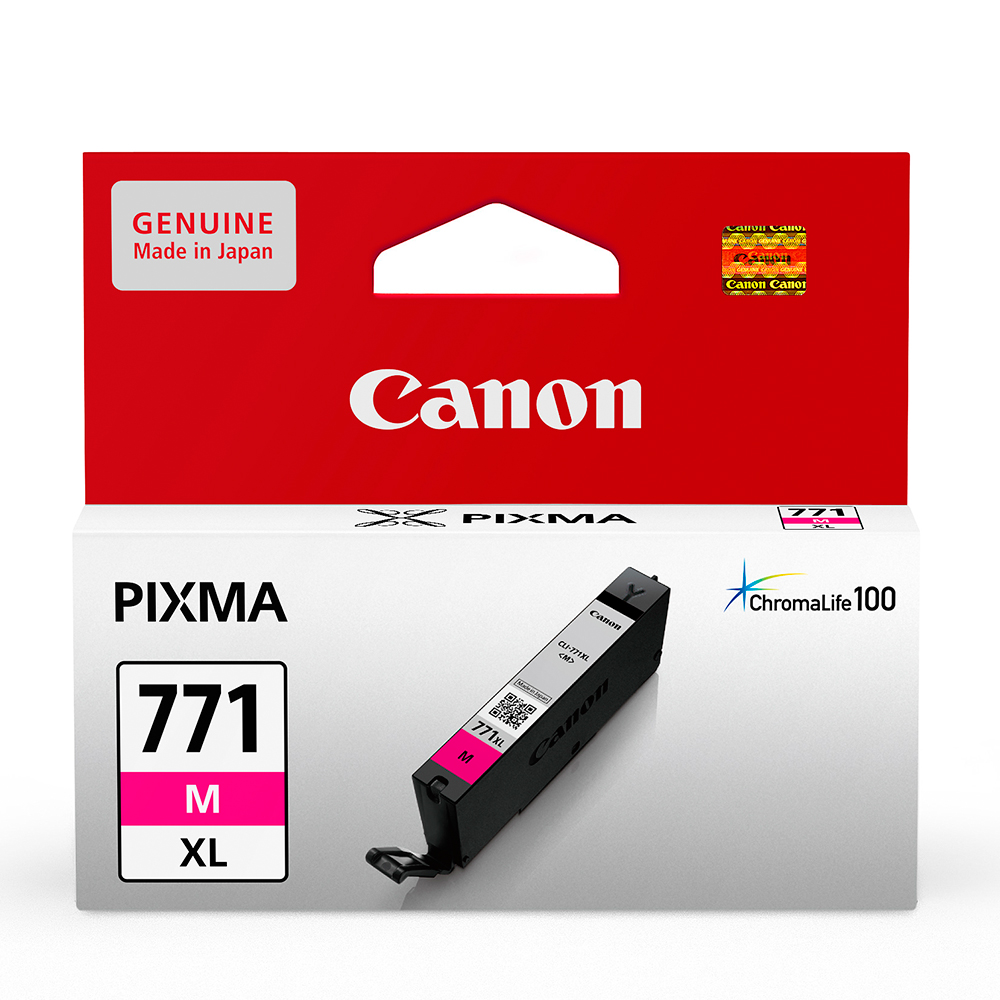 CANON CLI-771XL-M 原廠紅色高容量墨水匣