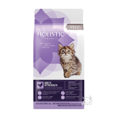 Holistic Select 活力滋 無穀成幼貓 雞肉聰明成長配方 2.5磅 X 1包