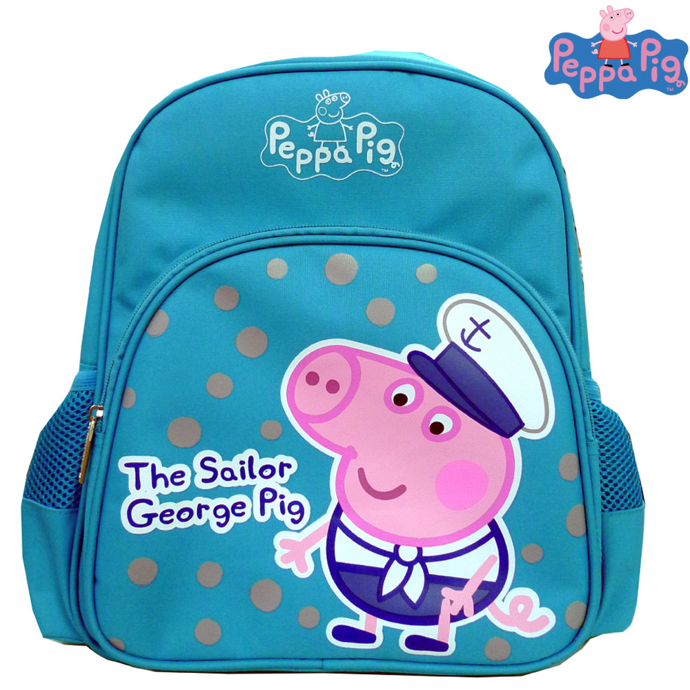 【Peppa Pig 粉紅豬】兒童後背包-幼稚園適(天空藍_PP5753B)