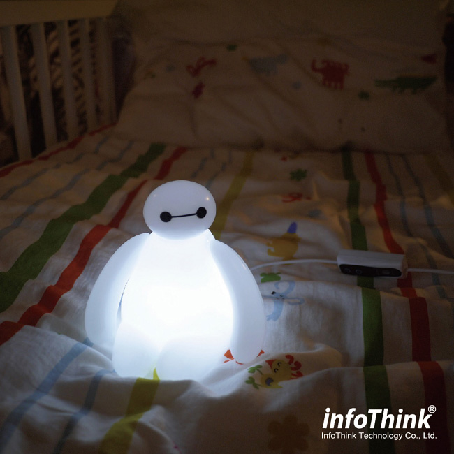 InfoThink BayMax 杯麵 USB LED 造型燈(含遙控器)