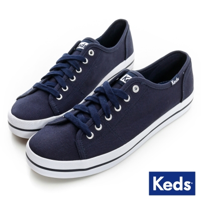 Keds 中性基本綁帶休閒鞋-海軍藍