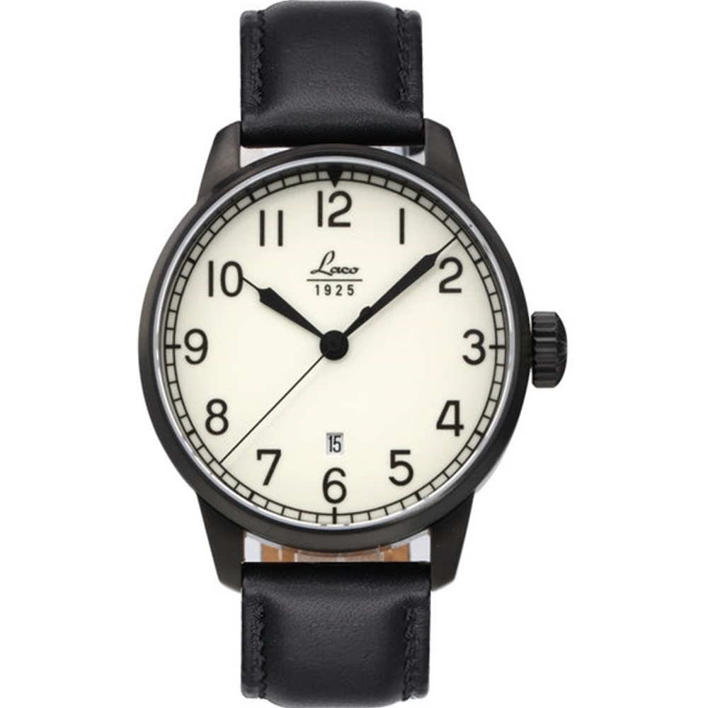 Laco朗坤 Casablanca 861776夜光海洋機械腕錶-白/42mm