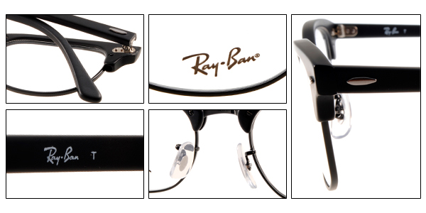 RAY BAN眼鏡 經典品牌/黑#RB5154 2077