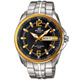 EDIFICE 大錶面前衛新品味腕錶(EF-131D-1A9)-金框/45mm product thumbnail 1
