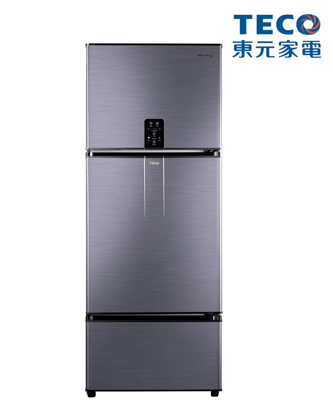 [無卡分期12期]TECO東元 610L 1級變頻3門電冰箱 R6181VXHS